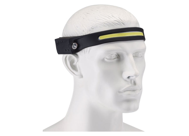 Draper COB LED Rechargeable 2-in-1 Head Torch with Wave Sensor, 3W, USB-C Cable Draper - Town Tools 