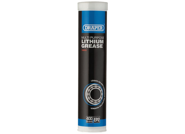 Draper Multi-Purpose Lithium Grease, 400ml Cartridge 18005 Draper - Town Tools 