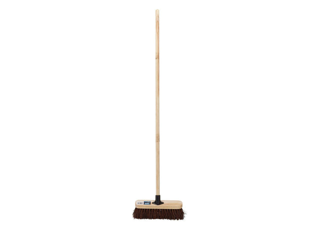 Draper Stiff Bassine Broom Head with Plastic Bracket and Handle, 300mm Draper - Town Tools