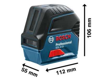 Bosch GCL 2-15 Professional Combi Laser + Rotating Mount Bosch - RockBottom Northampton