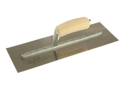 Marshalltown MXS73SS Cement Trowel Stainless Steel Wooden Handle 14 x 4.3/4in Marshalltown - RockBottom Northampton