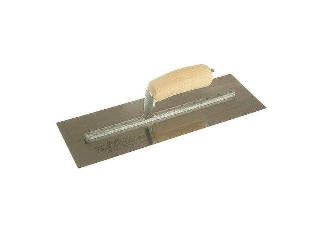 Marshalltown MXS73SS Cement Trowel Stainless Steel Wooden Handle 14 x 4.3/4in Marshalltown - RockBottom Northampton