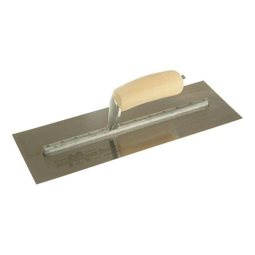 Marshalltown MXS73SS Cement Trowel Stainless Steel Wooden Handle 14 x 4.3/4in Marshalltown - RockBottom Northampton