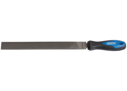 Draper Soft Grip Engineer's Hand File and Handle, 250mm 00007 Draper - Town Tools 