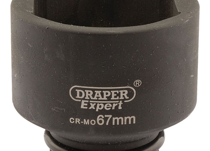 Draper Expert HI-TORQ 6 Point Impact Socket, 3/4" Sq. Dr., 67mm Draper - Town Tools 