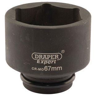 Draper Expert HI-TORQ 6 Point Impact Socket, 3/4" Sq. Dr., 67mm Draper - Town Tools 