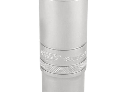 Draper HI-TORQ 6 Point Deep Socket, 3/8" Sq. Dr., 18mm 17545 Draper - Town Tools 