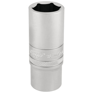 Draper HI-TORQ 6 Point Deep Socket, 3/8" Sq. Dr., 18mm 17545 Draper - Town Tools 