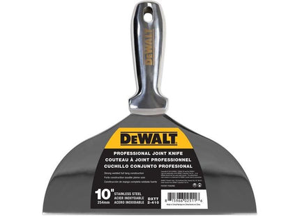 Dewalt Drywall Stainless Steel Jointing/Filling Knife 250mm (10in) DEWALT Drywall - RockBottom Northampton