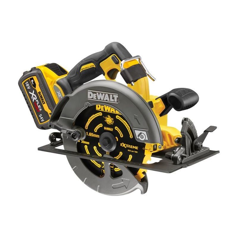 Dewalt Power Tools DCS578T2 XR FlexVolt Circular Saw 190mm 54V 2 x 2.0Ah Li-ion DeWALT Power Tools - RockBottom Northampton
