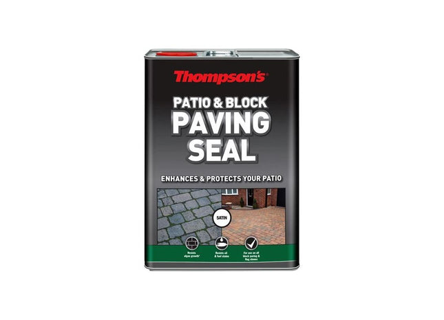 Ronseal Thompson's Patio & Block Paving Seal Satin 5 litre Ronseal - RockBottom Nothampton