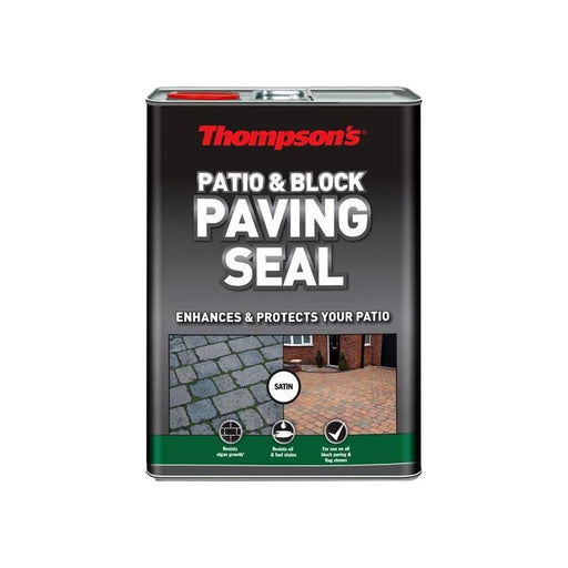 Ronseal Thompson's Patio & Block Paving Seal Satin 5 litre Ronseal - RockBottom Nothampton