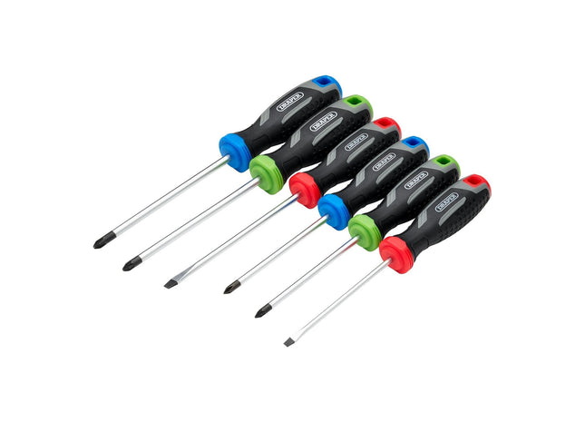Draper Soft Grip Screwdriver Set (6 Piece) Draper - Town Tools