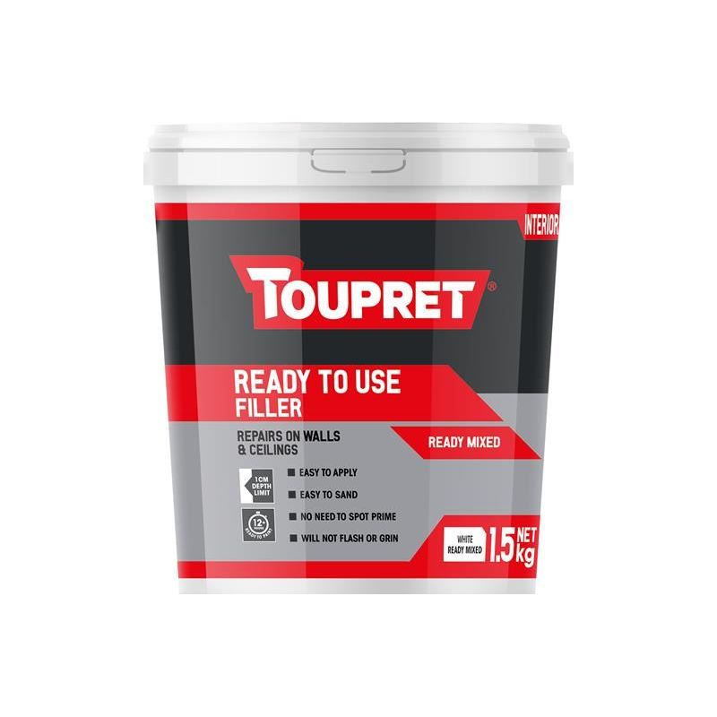 Toupret Ready To Use Filler 1.5kg Toupret - RockBottom Northampton