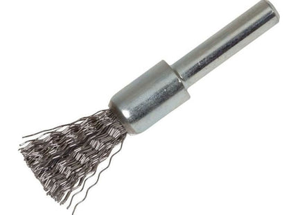 Lessmann End Brush with Shank 12 x 60mm, 0.30 Steel Wire Lessmann - RockBottom Northampton