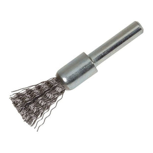 Lessmann End Brush with Shank 12 x 60mm, 0.30 Steel Wire Lessmann - RockBottom Northampton