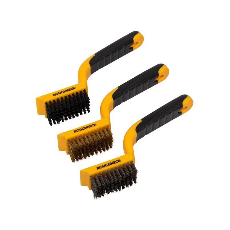 Roughneck Wire Brush Set 3 Piece Roughneck - RockBottom Nothampton