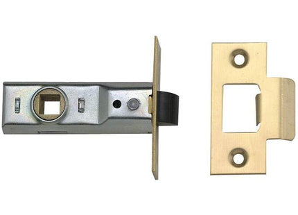 Yale Locks M888 Tubular Mortice Latch 64mm 2.5 in Polished Brass Pack of 3 Yale Locks - RockBottom Northampton