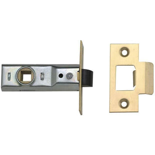 Yale Locks M888 Tubular Mortice Latch 64mm 2.5 in Polished Brass Pack of 3 Yale Locks - RockBottom Northampton