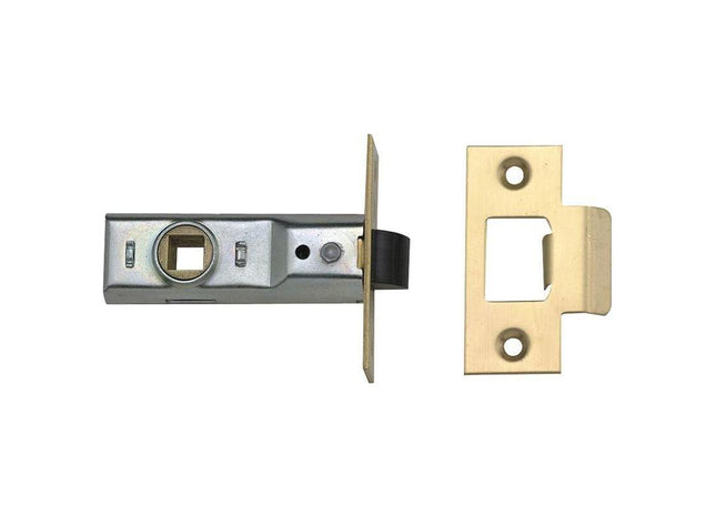 Yale Locks M888 Tubular Mortice Latch 64mm 2.5 in Polished Brass Pack of 3 Yale Locks - RockBottom Northampton
