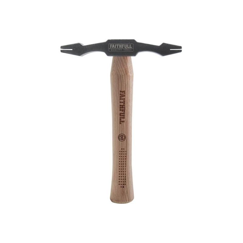 Faithfull Double Scutch Hammer FSC Hickory Faithfull - RockBottom Northampton