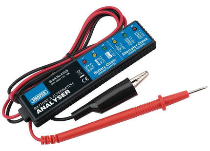Draper Battery and Alternator Analyser for 12V DC Systems 41026 Draper - Town Tools 