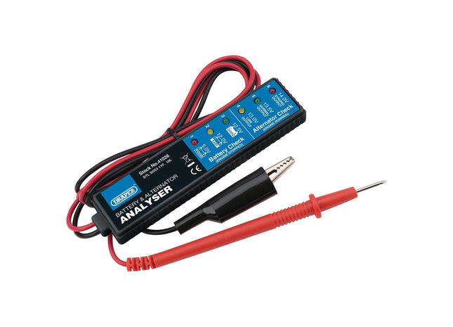 Draper Battery and Alternator Analyser for 12V DC Systems 41026 Draper - Town Tools 