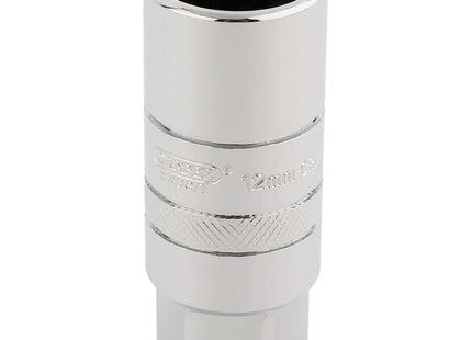 Draper 12mm Thread 6 Point Spark Plug Socket, 3/8" Sq. Dr., 18mm 16773 Draper - Town Tools 