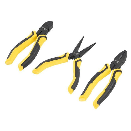 Stanley® Hand Tools ControlGrip™ Pliers Set, 3 Piece STANLEY® Hand Tools - RockBottom Nothampton