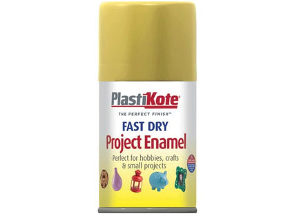 Plastikote Fast Dry Enamel Aerosol Gold Leaf 100ml PlastiKote - RockBottom Nothampton