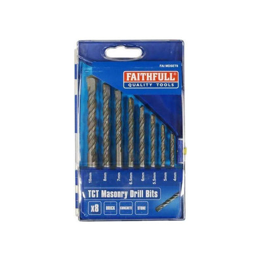 Faithfull Standard Masonry Drill Set, 8 Piece Faithfull - RockBottom Northampton
