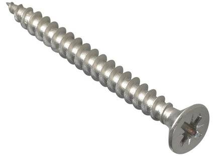 Forgefix Multi-Purpose Pozi Compatible Screw CSK ST S/Steel 5.0 x 50mm Box 200 ForgeFix - RockBottom Northampton