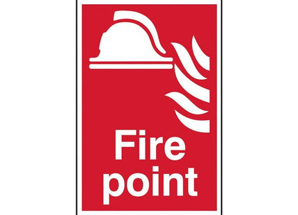Scan Fire Point - PVC Sign 200 x 300mm Scan - RockBottom Nothampton