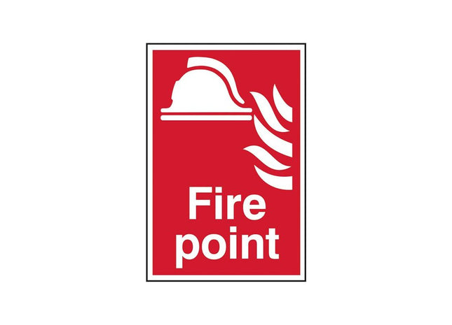 Scan Fire Point - PVC Sign 200 x 300mm Scan - RockBottom Nothampton