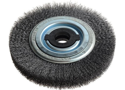 Lessmann Wheel Brush D200mm x W35-40 x 80 Bore Steel Wire 0.30 + Adaptors Set 4 +1 Lessmann - RockBottom Northampton