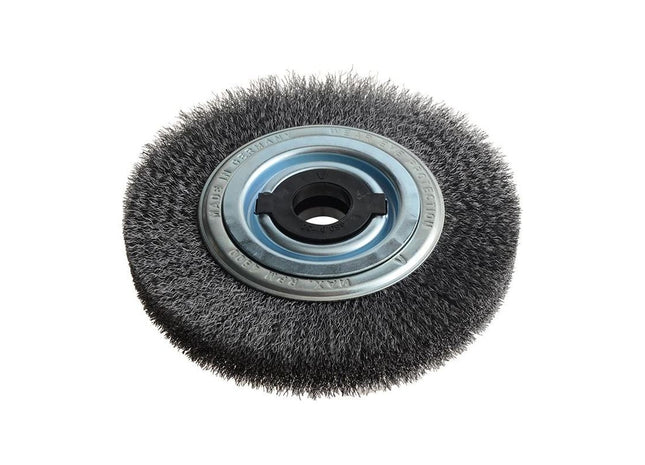 Lessmann Wheel Brush D200mm x W35-40 x 80 Bore Steel Wire 0.30 + Adaptors Set 4 +1 Lessmann - RockBottom Northampton