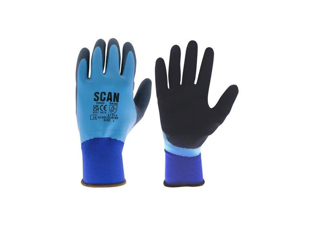 Scan Waterproof Latex Gloves - XL (Size 10) Scan - RockBottom Nothampton