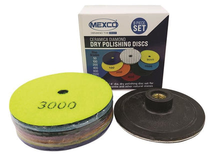MEXCO Ceramica Diamond Dry Polishing Kit, 8 Piece MEXCO - RockBottom Northampton