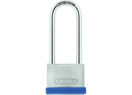 Abus Mechanical 40mm Silver Rock™ 5 Padlock Long Shackle 63mm Keyed Alike ABUS Mechanical - RockBottom Northampton 