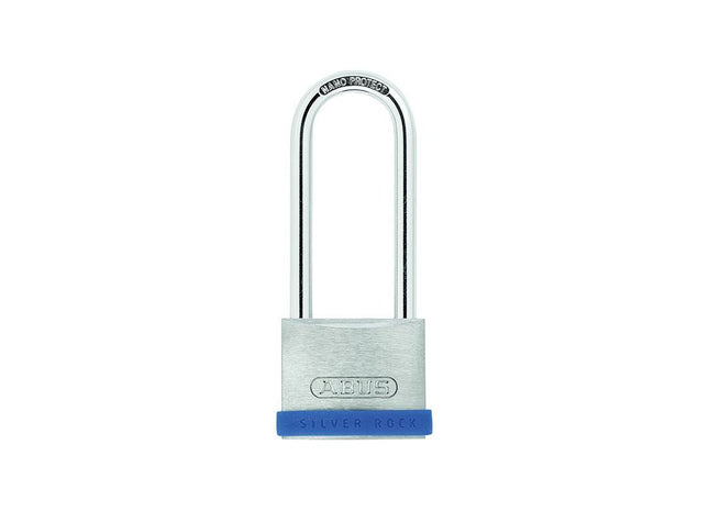 Abus Mechanical 40mm Silver Rock™ 5 Padlock Long Shackle 63mm Keyed Alike ABUS Mechanical - RockBottom Northampton 
