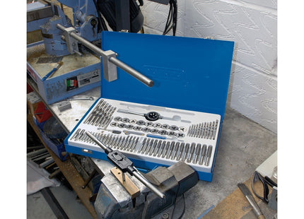 Draper Combination Tap and Die Set Metric and BSP (76 Piece) 79205 Draper - Town Tools 