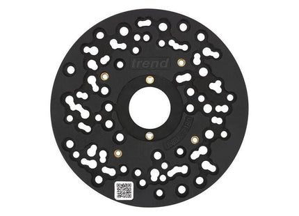 Trend UNIBASE/180 Universal Plunge Router Sub-Base 180mm Trend - RockBottom Northampton