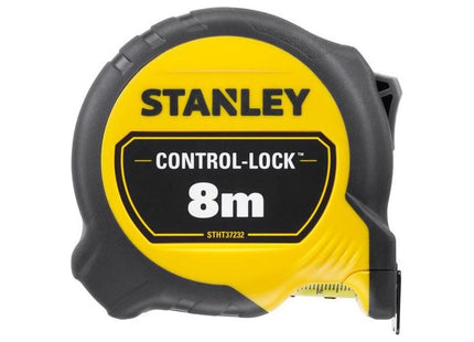 Stanley® Hand Tools CONTROL-LOCK™ Pocket Tape 8m (Width 25mm) (Metric only) STANLEY® Hand Tools - RockBottom Nothampton