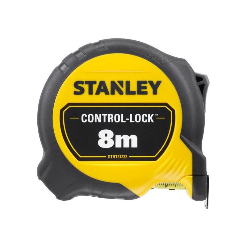 Stanley® Hand Tools CONTROL-LOCK™ Pocket Tape 8m (Width 25mm) (Metric only) STANLEY® Hand Tools - RockBottom Nothampton