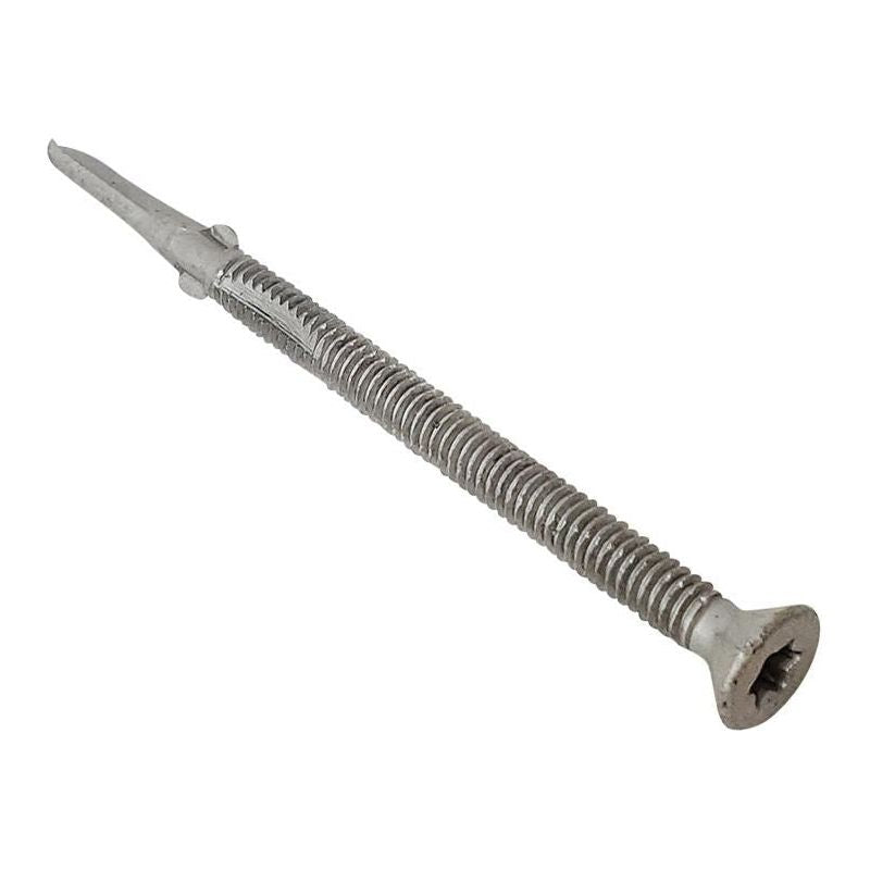 Forgefix TechFast Timber to Steel CSK/Wing Screw No.3 Tip 5.5 x 80mm Box 100 ForgeFix - RockBottom Northampton