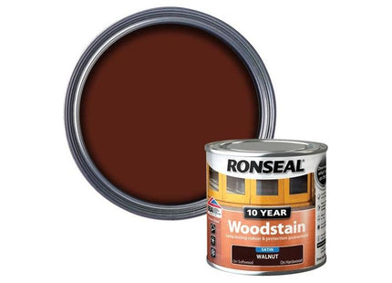 Ronseal 10 Year Woodstain Walnut 250ml Ronseal - RockBottom Nothampton