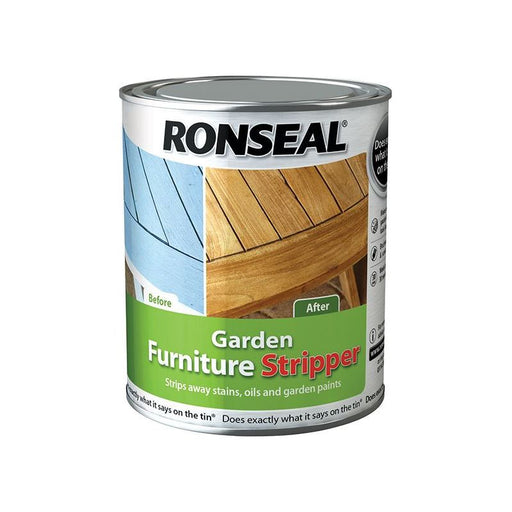 Ronseal Garden Furniture Stripper 750ml Ronseal - RockBottom Nothampton