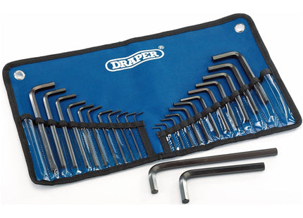 Draper Metric/Imperial Combined Hexagon Key Set (25 Piece) 33892 Draper - Town Tools 