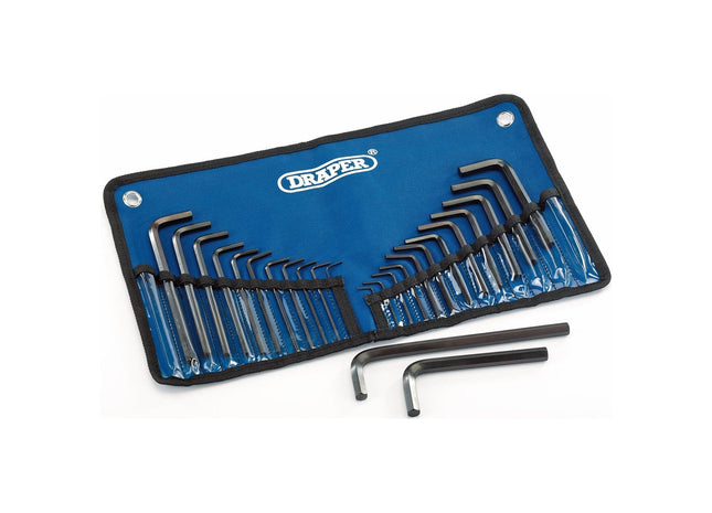 Draper Metric/Imperial Combined Hexagon Key Set (25 Piece) 33892 Draper - Town Tools 