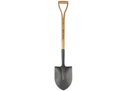 Kent & Stowe Carbon Steel Round Nosed Shovel, FSC® Kent & Stowe - RockBottom Northampton